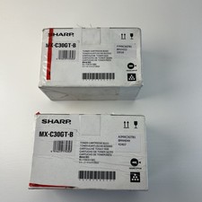 2x Original Sharp MX-C30GT-B Toner-Kartusche Schwarz