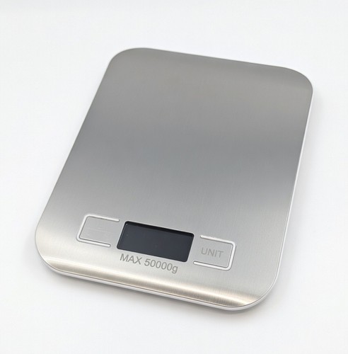 Edelstahl waage silber 5kg - silber,