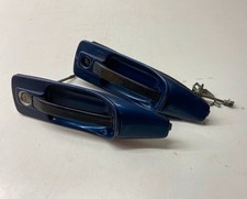 2x Mercedes C126 W126 SEC Türgriff Türöffner Türschloss Handschuhfach Blau
