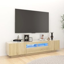 TV Schrank mit LED-Leuchten