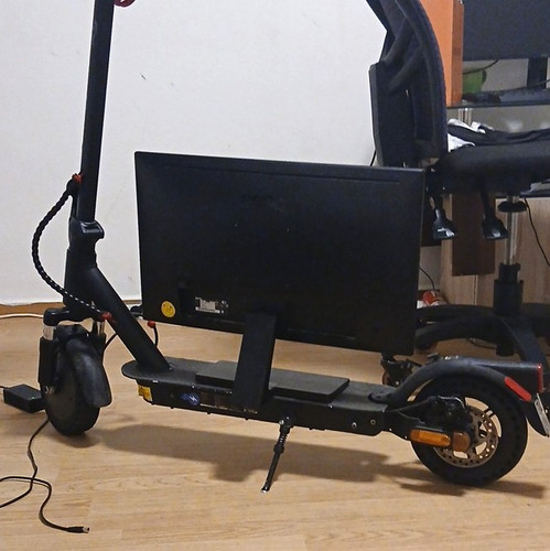 Scooter schwarz mit - e-scooter,
