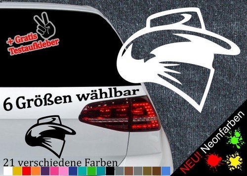 Cowboy aufkleber größen - aufkleber,