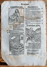 Original Post Inkunabel-Blatt