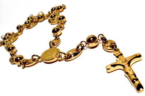 Rosenkranz kette edelstahl - rosenkranz,