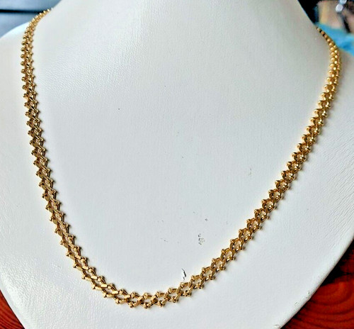 Kette vergoldet americ - ,