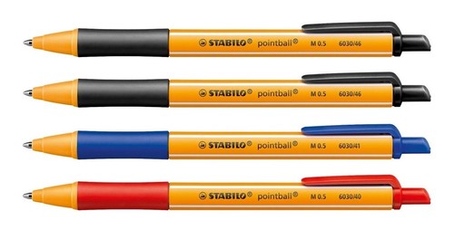 4er set stabilo kugelschreiber - set,
