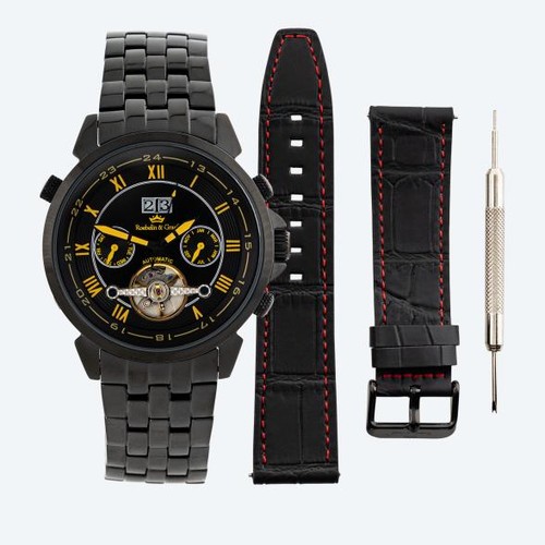 Herrenuhr schwarz roebelin - roebelin, &