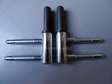 2x Rahmenteil Bandunterteil Studio mit langem Führungsstift Holzzarge Glastür