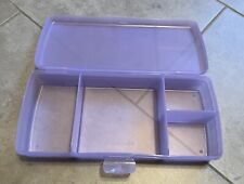 Tupperware Pausen-Buffet, ideal als Reiseapotheke in lila Brotbox Mehrere Fächer