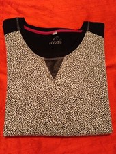 Damen Pullover Pulli Oberteil schwarz meliert RABE 40 42 Viskose 92% stretch M