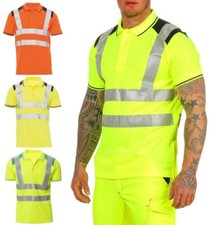 Herren Warnschutz Poloshirt