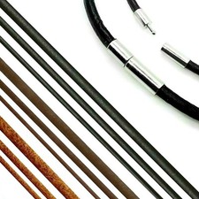 19CM - 80CM LEDER HALSKETTE