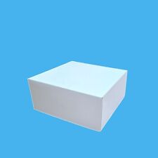 100 Tortenkartons Cakebox Kuchenkarton Tortenschachtel weiß 1-teilig 22x22x10cm