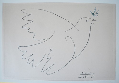 Pablo picasso friedenstaube - pablo,