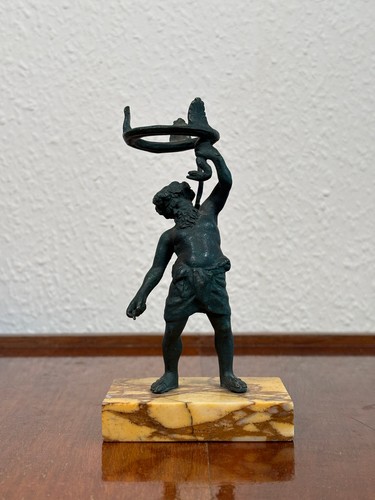 Antike bronze figur satyr - antike,