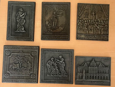 Gruppe 12cm Eisenguss Relief