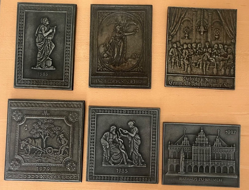 Gruppe 12cm eisenguss relief - 12cm,