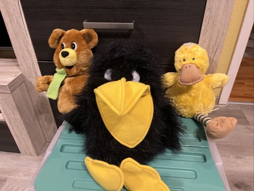 Handpuppe kuscheltiere rabe - handpuppe,