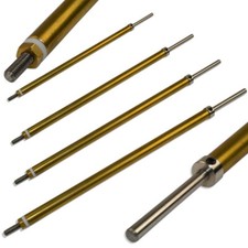 Schiffswelle Stevenrohr M4 4mm Messing Länge 210mm-235mm-255mm-300mm auswählen