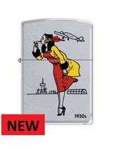 ZIPPO WINDY LADY 1930 MÄDCHEN