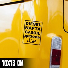 AUTO AUFKLEBER "DIESEL NAFTA"