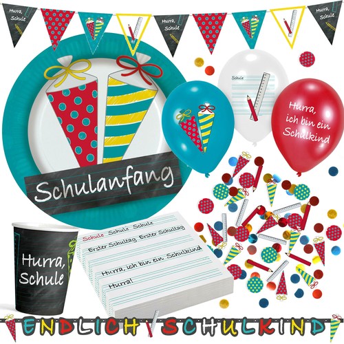 Schulanfang tischgeschirr - -,