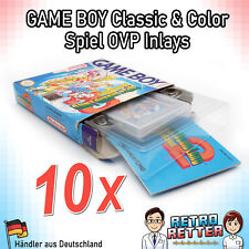 10x Inlay für GameBoy Spiele