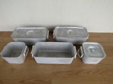 Eiscafe Eisdiele alte gebrauchte Alu Behälter 