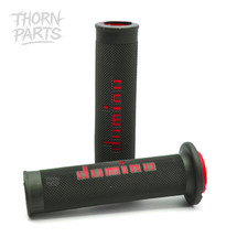 Domino Griffe Lenkergriffe Motorrad Griffgummis ROT 22/24mm UNIVERSAL