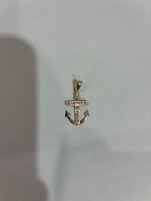 10 Karat Gelbgold Anker Kreuz