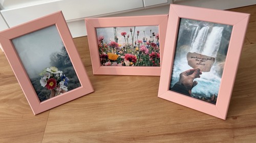 Kleine bilderrahmen rosa - 3,