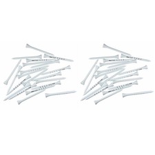 100 stücke Holzwaage Kugelsitz Unterstützung im Freien (weiß + schwarz)