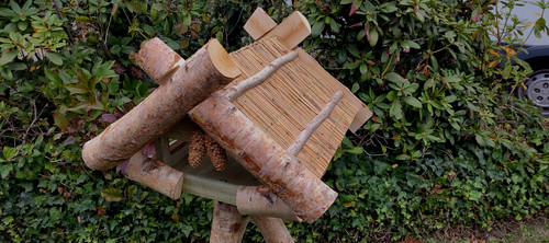Massives vogelhaus größe - ,