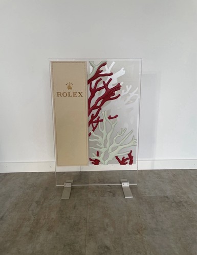 Rolex display aufsteller - rolex,