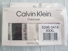 CALVIN KLEIN Damen 3er Pack Thong String Tanga Unterhose Gr. XXXL NEU