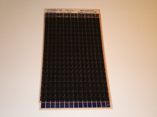 Microfich ersatzteilkatalog - microfich,