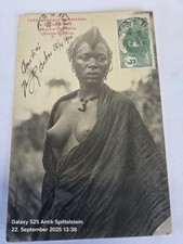 AK Afrika Französisch Westafrika, Tempo Fouta Djallon- barbusige Frau 1910