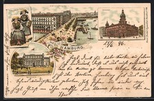 Lithographie Hamburg-Neustadt