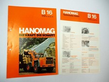 Hanomag b16 radlader - ps, 2x