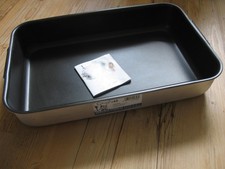 Pentole Agnelli Bräter Schale rechteckig antihaftbeschichtet 45 x 30 Auflaufform