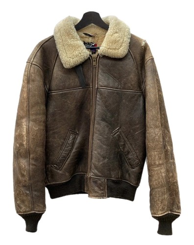 Schott lammfell fliegerjacke - schott,