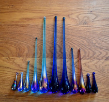 11tlg. Set Glastropfen