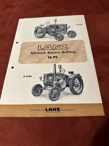 Original prospekt lanz - original,