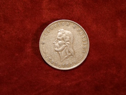 Schiller mark 1934 - 1934, silber