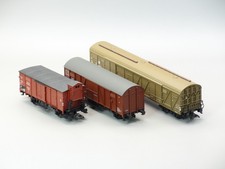 Fleischmann und Roco H0 - 3 Stück Güterwagen der DRG Epoche II - Konvolut