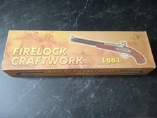 Feuerzeug in Pistolen Design von 1881  mit Ständer Mit Gas auffüllbar.