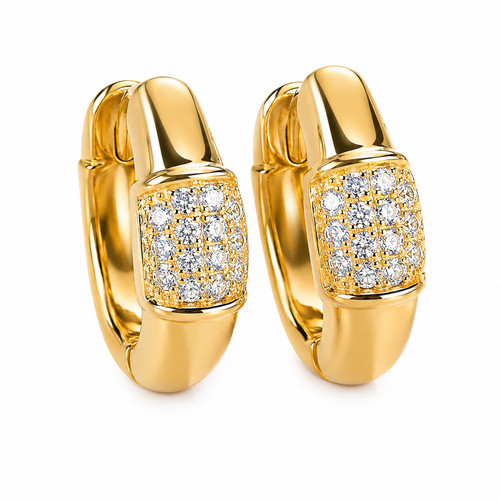 Creolen ohrringe gold mit - creolen,