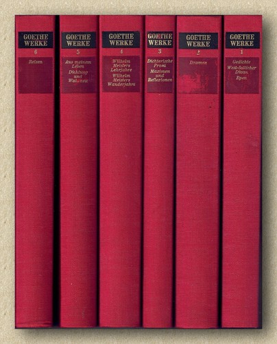 Goethe werke band - goethe,