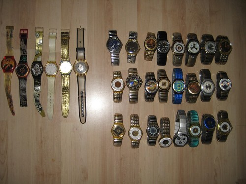 Große swatch armbanduhren - große, 30