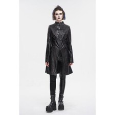Devil Fashion Mantel - Holy Sin matrix Kunstleder Gothic metal vampir